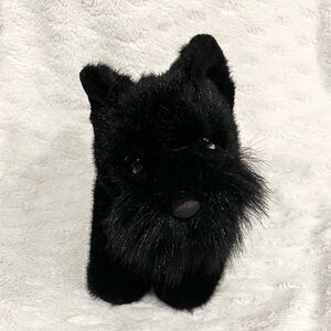 Russ Berrie and Co Vintage 1989 Scottish Terrier Shadow Collector’s Plush Toy